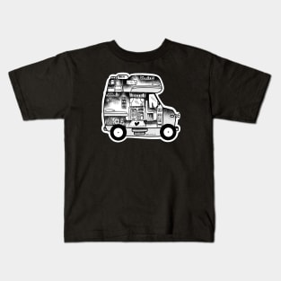 Packing for adventure campervan Kids T-Shirt